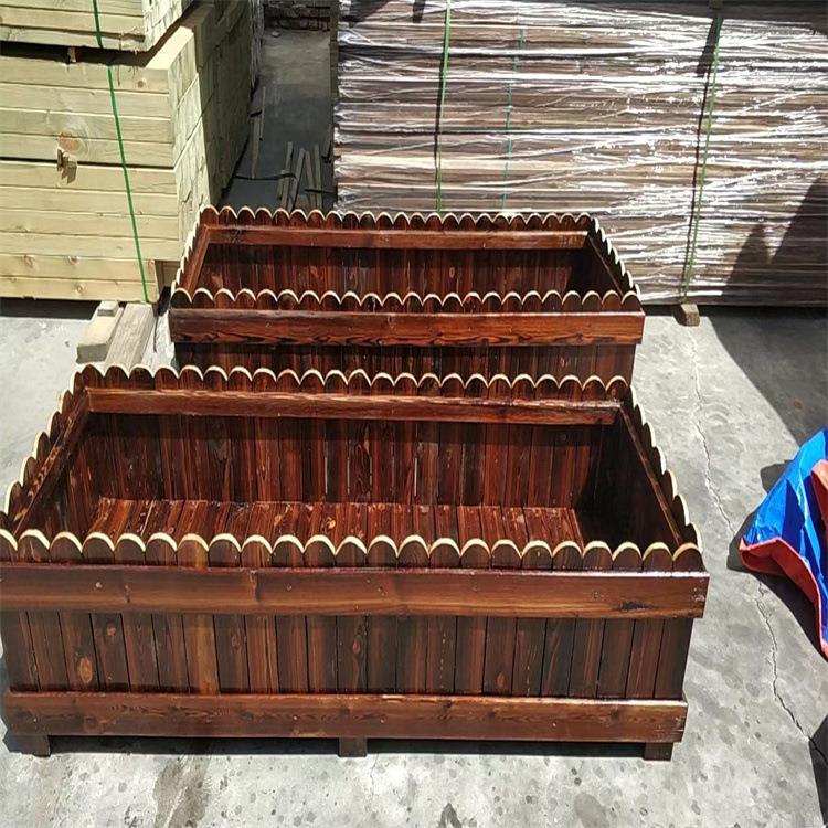 樟子松防腐材园林建筑防腐碳化木花箱防腐木花箱花架量大优惠