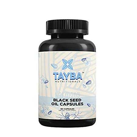 Tayba Nutritionals Black Seed Oil Capsules - 500 mg， 90 C