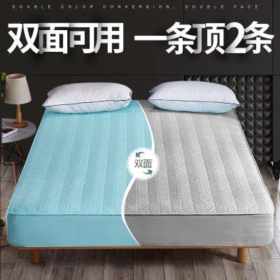 水洗棉床笠夹棉床套罩单件席梦思保护套防尘罩加厚1.8床垫套罩