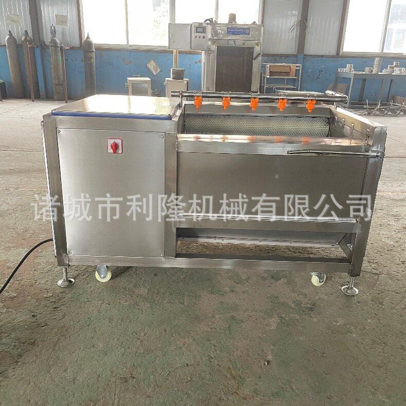 毛自动不锈钢辊清利隆化洗机牡功蛎生蚝毛刷清洗多能清洗机设备