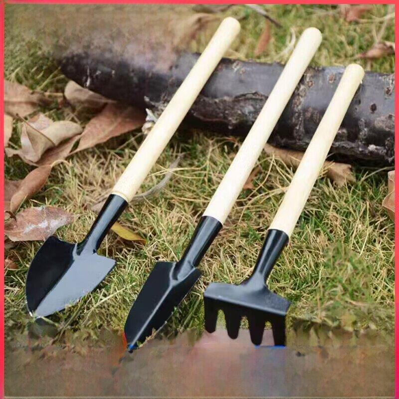 1园艺工具三件套装多肉种植种花工具盆栽小铁铲子花铲子铁锹包邮
