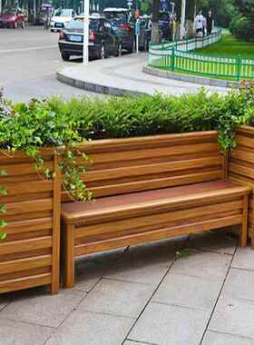 289外庭院花槽公组合坛 道路护栏种植箱 室外铝合金花户花箱厂园