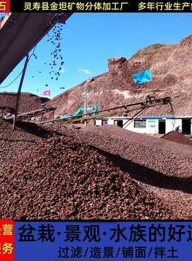 河北火山石颗粒多肉盆栽铺面红色火山岩鱼缸铺底造景建筑雕刻装饰