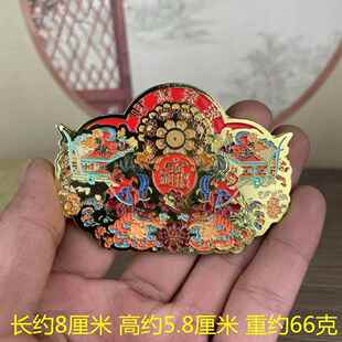 门神门贴钟馗魏征铜板彩绘门神覆膜防水耐晒新年春节国潮创意年画