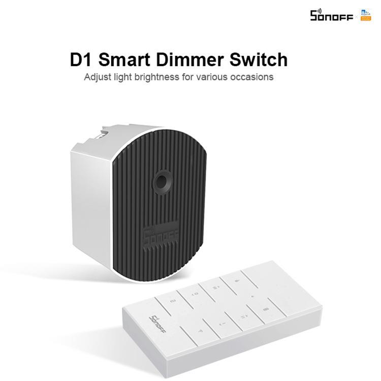 Sonoff D1 带RM33 R2智能调光开关灯泡通断器智能家居定时 Dimmer