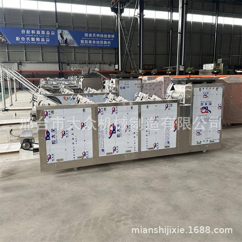 多功能自动输送撒粉鲜湿面机商用一次成型省人工全自动面条机
