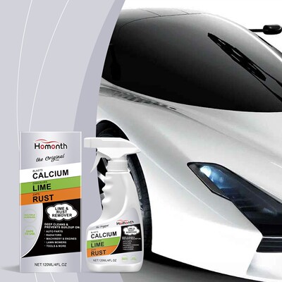 HOMONTH Rust Remover Spray - Clean Metal Surfaces on Car Whe