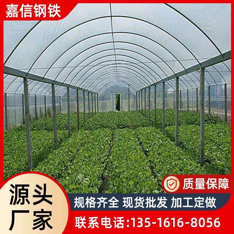 镀锌管温室大棚骨架蔬菜大棚花卉种植大棚q235b镀锌大棚单体
