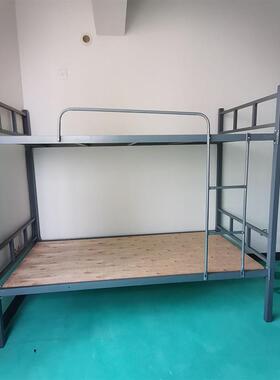 学生学校员工宿舍铁架床上下铺工地加厚高低床钢制双层铁床