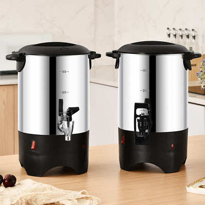泡茶蜡110v咖啡30cups桶桶电热煮桶不锈钢waxmelter5l水桶开