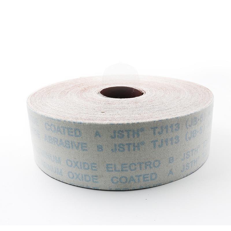 厂家PCB线路板打磨砂布卷JB-5背绒砂带100MM植绒砂布卷120-1000#