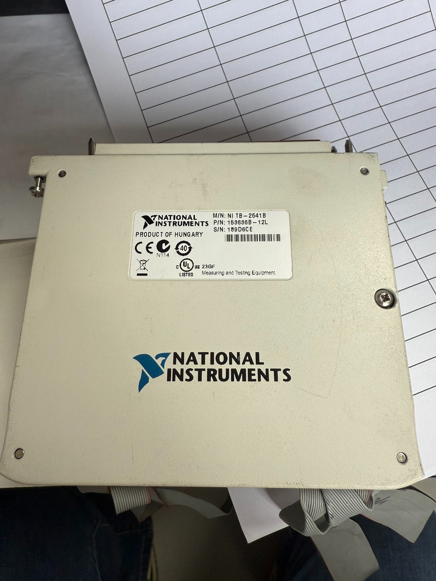 NI TB-2641B 二手接线盒