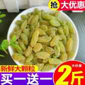 葡萄干新疆特级超大免洗500g商用吐鲁番特产黑加仑优质蜜饯果干