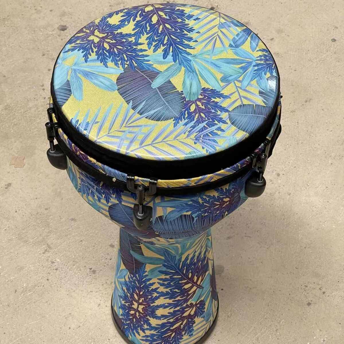 非洲鼓孔雀紫8.5/10.5/小12寸 大12寸专业打击乐器儿童成人表演