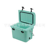 20升黑色野外露营冰箱户外露营箱便携式 保温箱食品保鲜PU冷藏箱