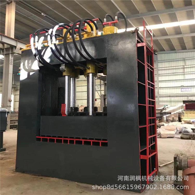金属块料龙门剪 630吨废钢剪切机 液压自动推料龙门剪切机