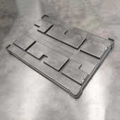 厂家销售 1208天地盖塑料托盘叉车货架叉车托盘垫仓 地台板