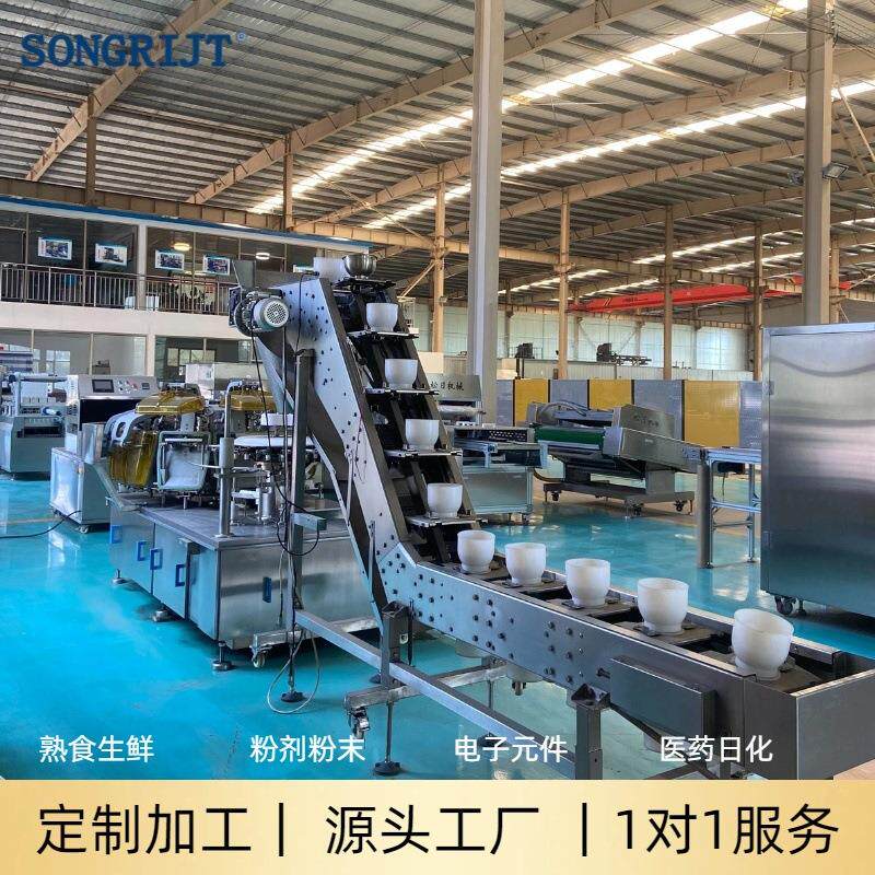 凤爪小鱼仔给袋式包装机全自动豆干牛肉干零食给袋式真空包装机