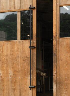 极简大门对装拉手侧装实木玻璃室内外加厚不锈钢推拉地弹簧门把手