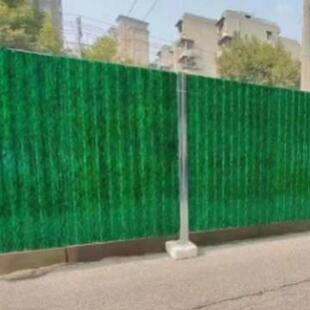 山东明投彩钢围挡施工小草围挡铁皮市政绿色围挡