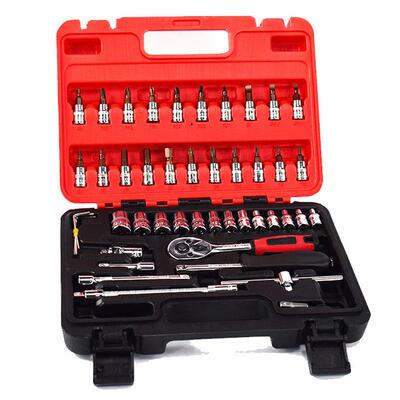 套5装3件套1/速4接杆棘轮快FXO扳手筒汽修汽保工具组套五金工具