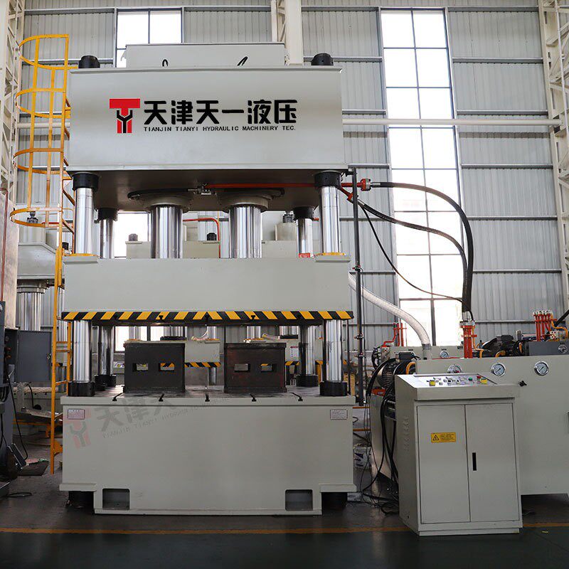 500吨岩心箱模压成型四柱液压机定制500T塑料托盘热压油压机