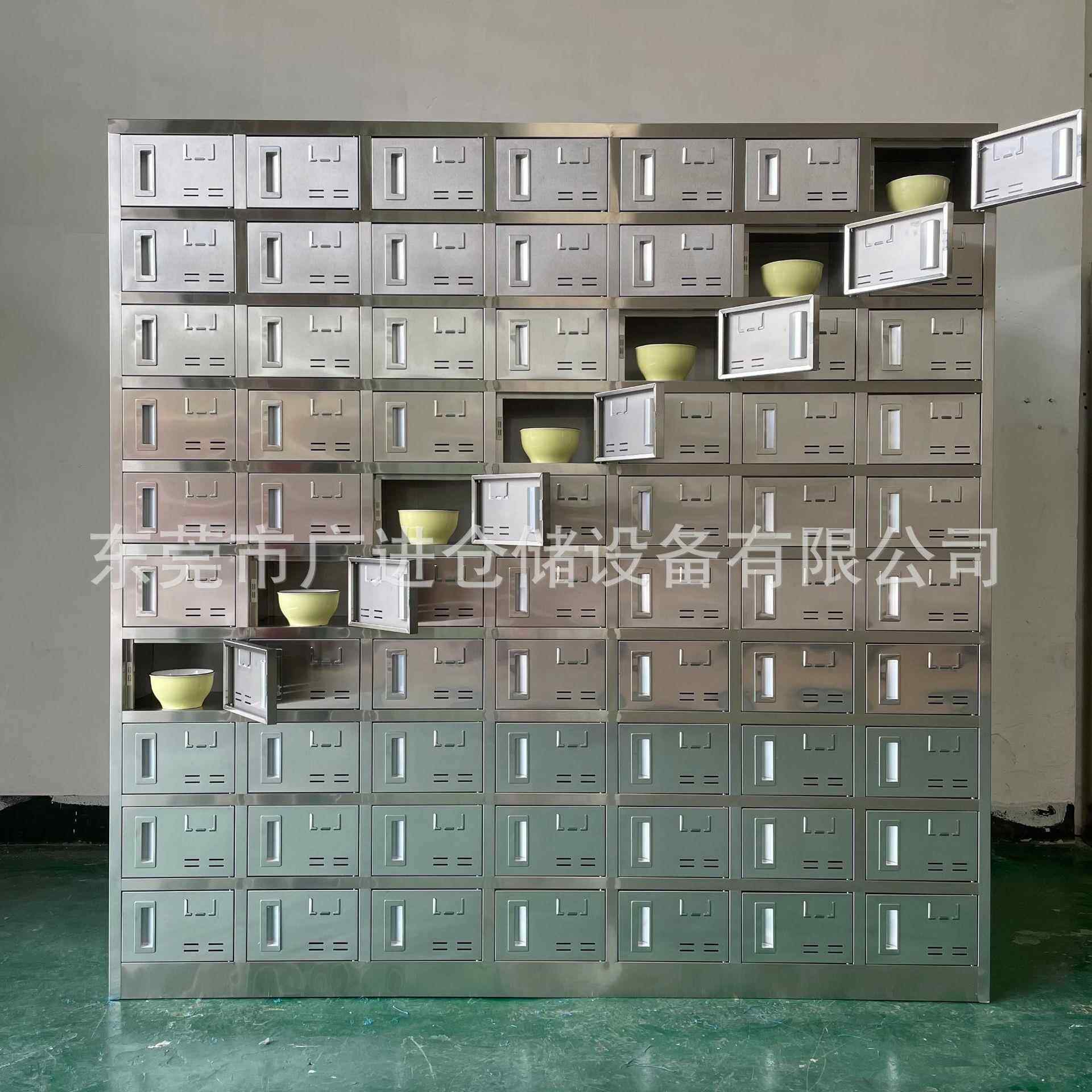 0格锈钢碗柜现货工厂食堂员工wg不锈钢碗柜柜不锈钢不餐盘现5货