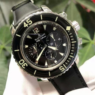 52A自动机械男表正品 全套98新45mm宝珀五十噚系列5085F 1130