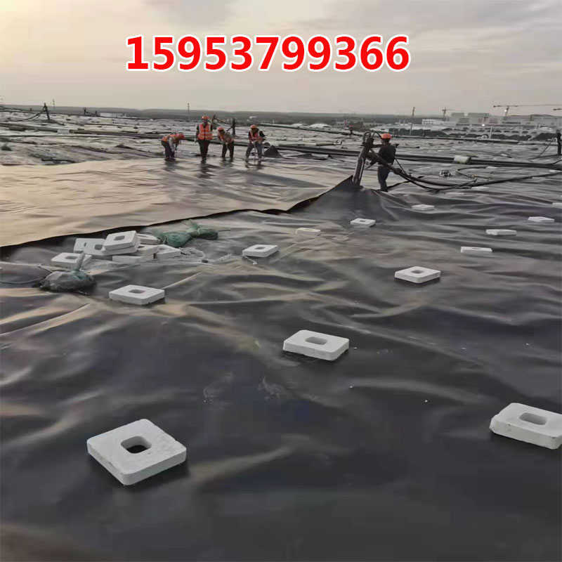 化粪池防渗.膜土工膜2mm1mm1黑养猪场hdpe垃圾沼气池5mm膜填埋场