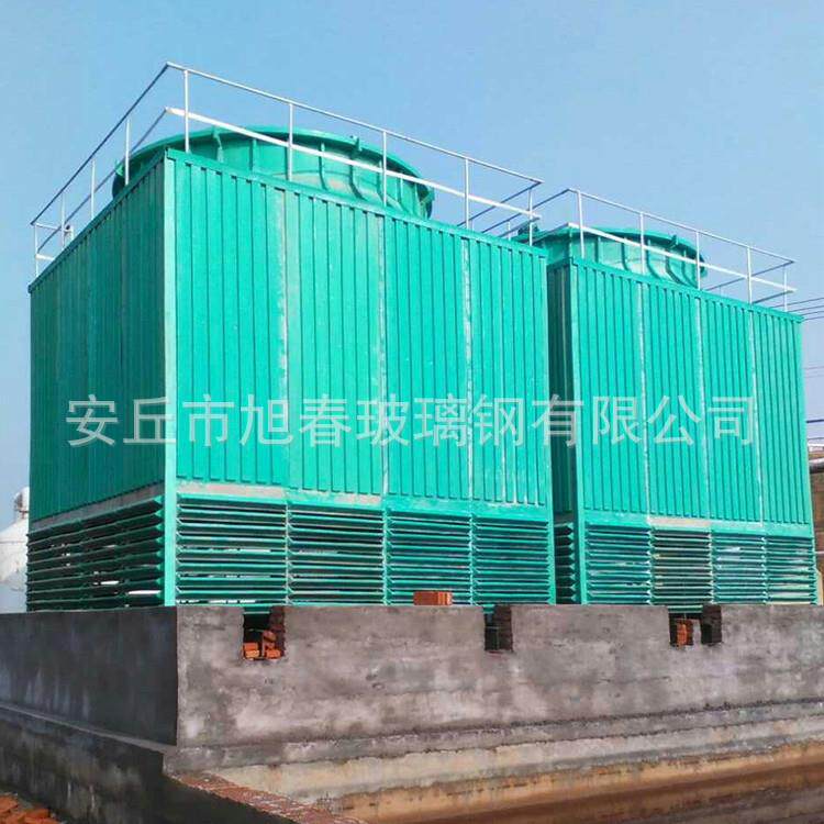 多规格玻璃钢冷却塔低噪音逆流式冷却塔圆形方形冷却塔