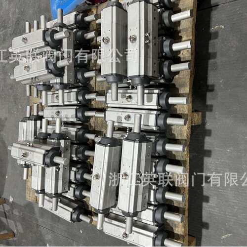 多角度多位置三段式气动执行器三位置气动头驱动装置气缸