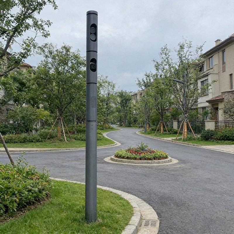 厂家直销庭院灯led智慧路灯户外杆带监控市电照明路灯小区庭院灯