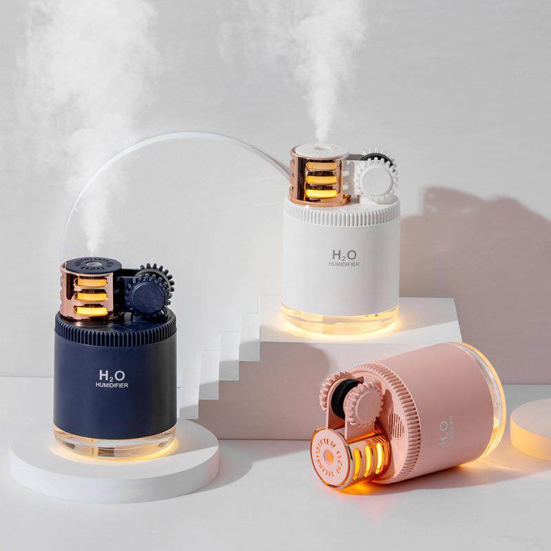 逸思凡火机加湿器创意带音效氛围灯桌面迷你大容量湿润空气