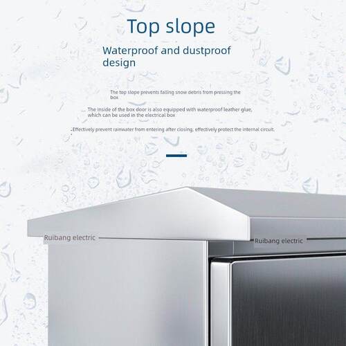 户外不锈钢配电箱室外防水控制箱布线箱明装监控箱60*50*40*30*20