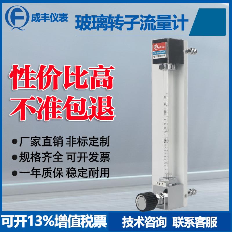 LZB-6厂家玻璃转子流量计氧气流量计水测量浮子流量计安装方便