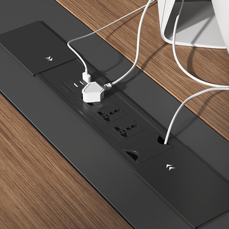 大型会议桌长桌简约现代椭圆形开会桌长方形会议台会议室桌椅组合