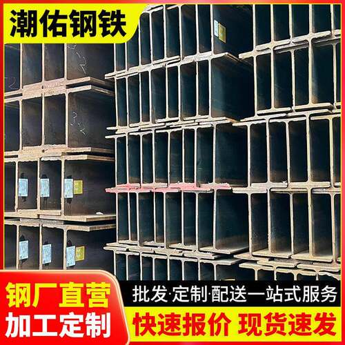 韶关碳钢h型钢工字钢q335b国标民房自建房钢梁镀锌H型钢12米钢构