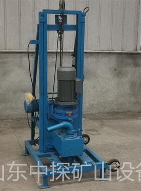 新型全动伸缩式打井机直通ZT-J300式自进水家农用高钻速快速设钻