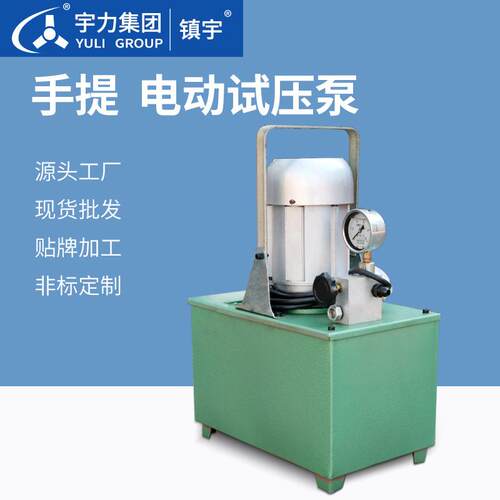 手提电动试压泵3DSY4.0A6.3A管道打压机四缸压PPR水管测压宇力