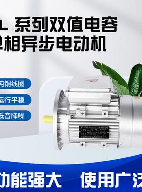 相异步电动机220V/110V50/60HZ带开关马达液压风扇空压机电机B5