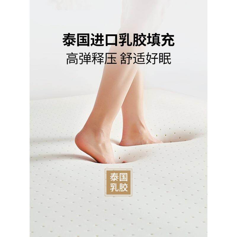 乳胶床垫学生宿舍人租房单专90x190cm6wjl2021加厚软垫用2家用1米