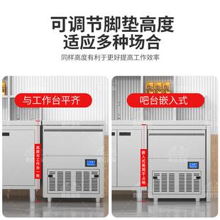 制冰机商用全自动奶茶店酒吧KTV大方块制冰机实心冰块机厂家