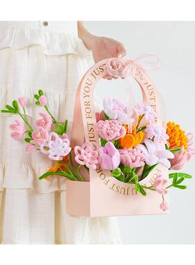 扭扭棒手工花束成品diy材料送女友送闺蜜生日毕业教师节礼物定制