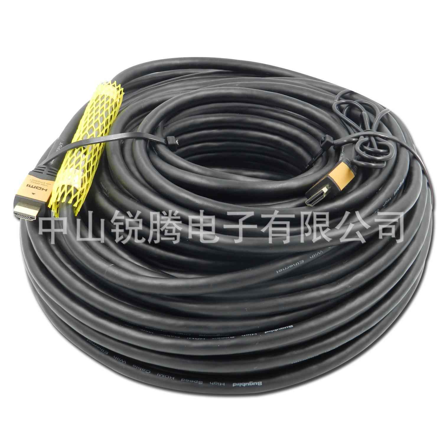 厂家直销HDMI线 HDMI高清工程线 28号线规 带放大器25米