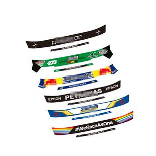 适用于 SK6卡丁车赛车F1赛车安全帽护镜护目镜贴纸定制745 于ARAI