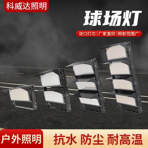 金钻系列杆灯LED隧道灯投光灯500W防水室外足球篮球广场照明灯