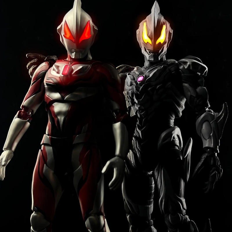 贝利亚奥特玩具关节可动变形玩具