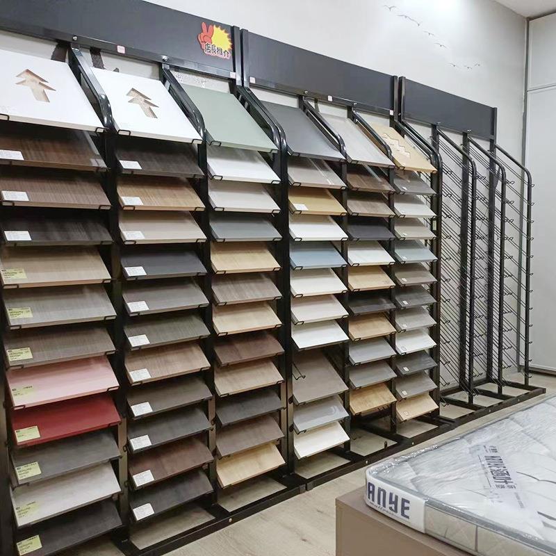 瓷砖展示立式样品展1101示橱柜门架色板展架铝架扣板石材架制子厂