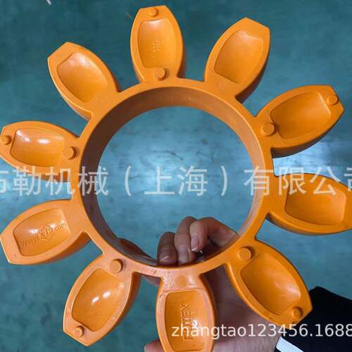 德国KTR ROTEX GR19 无齿隙梅花联轴器弹性体95/98SHA 紫色 橙色