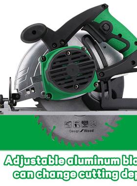 110V圆电锯跨切木头圆锯倒装电圆锯木工圆锯7境寸木ZLV工锯子ULFC